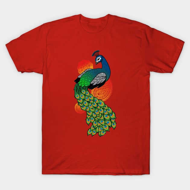 Pretty Peacock T-Shirt by sushikittehh